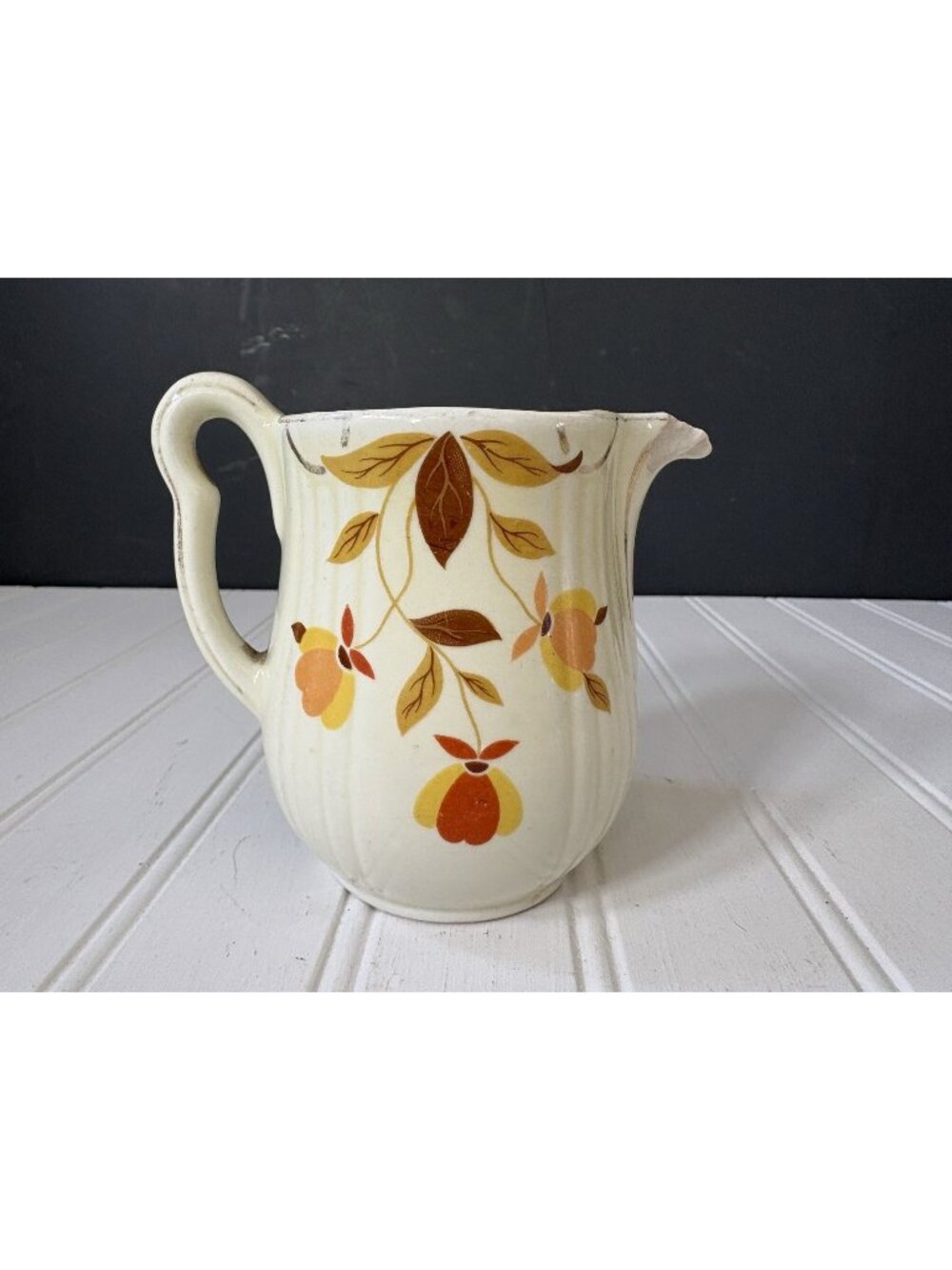 Vintage Hall’s Superior Creamer Autumn Leaf